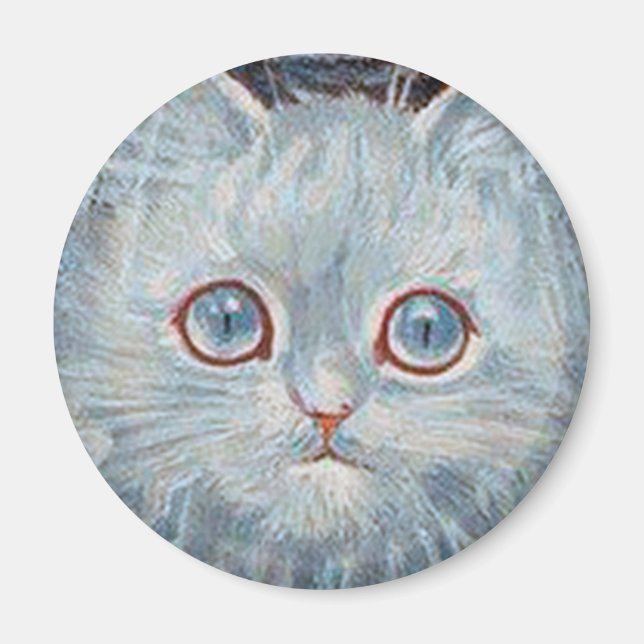 Imã Louis Wain cat Magnet (Frente)