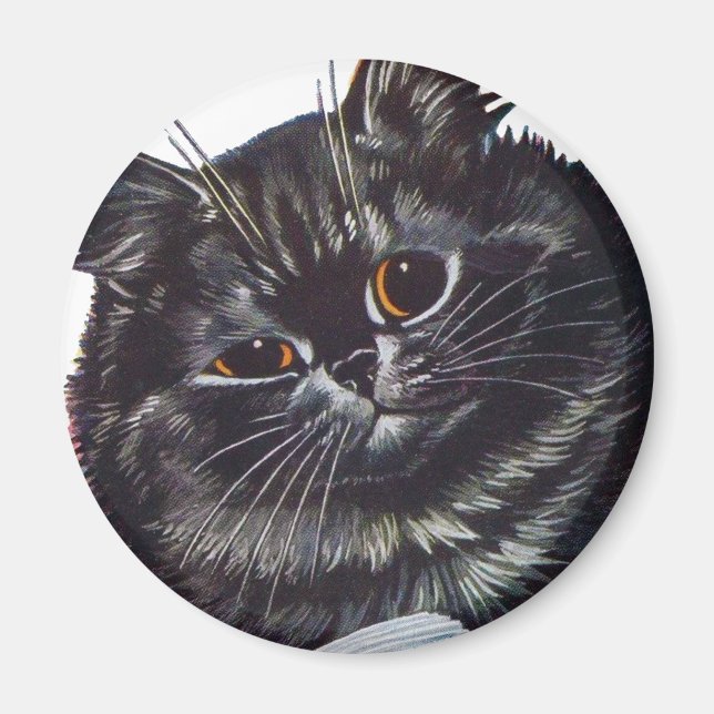 Imã Louis Wain cat Magnet (Frente)