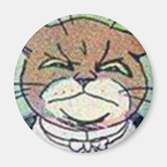 Imã Louis Wain cat Magnet (Frente)
