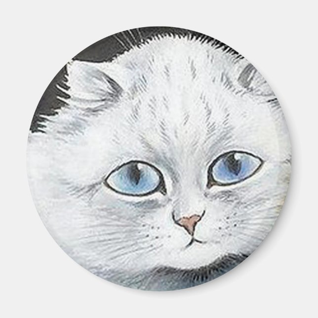 Imã Louis Wain cat Magnet (Frente)