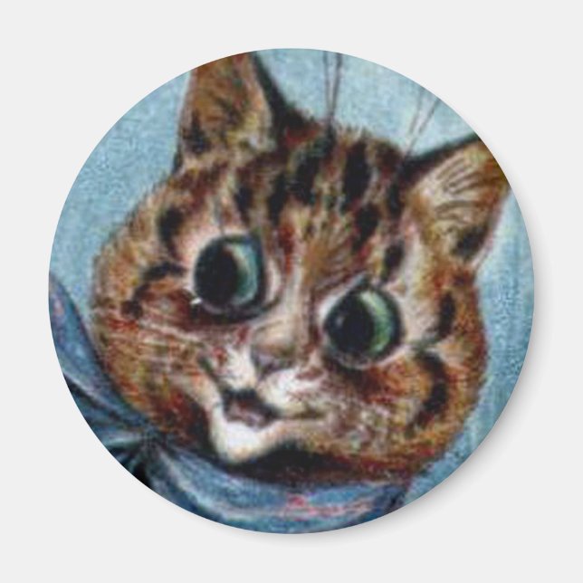 Imã Louis Wain cat Magnet (Frente)