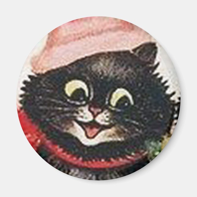 Imã Louis Wain cat Magnet (Frente)