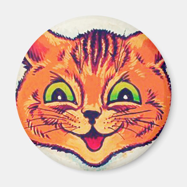 Imã Louis Wain cat Magnet (Frente)