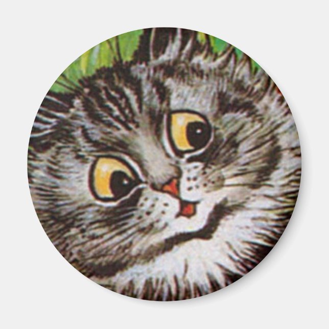 Imã Louis Wain cat Magnet (Frente)