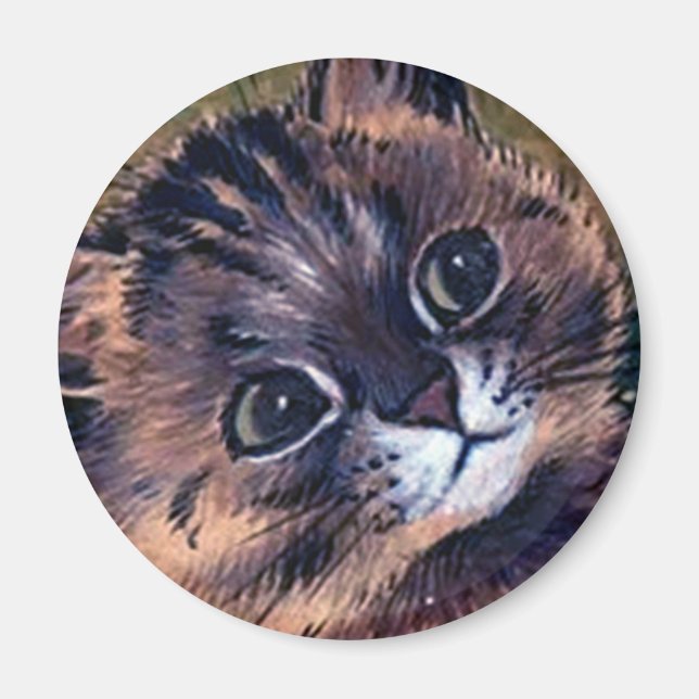 Imã Louis Wain cat Magnet (Frente)