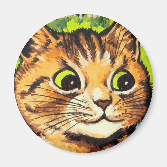 Imã Louis Wain cat Magnet (Frente)
