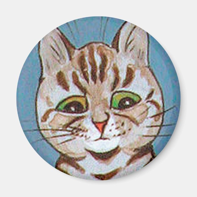 Imã Louis Wain cat Magnet (Frente)