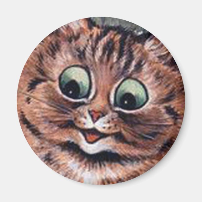 Imã Louis Wain cat Magnet (Frente)