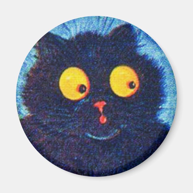 Imã Louis Wain cat Magnet (Frente)