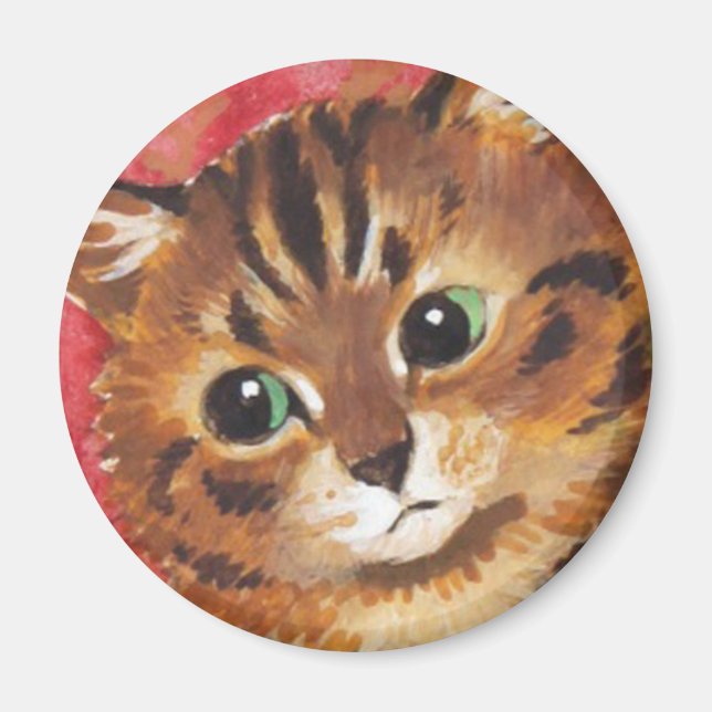 Imã Louis Wain cat Magnet (Frente)