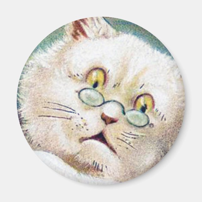 Imã Louis Wain cat Magnet (Frente)