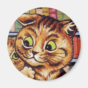 Imã Louis Wain cat Magnet