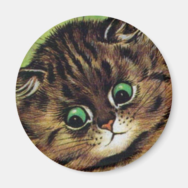 Imã Louis Wain cat Magnet (Frente)