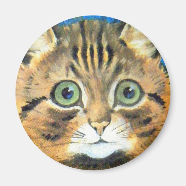 Imã Louis Wain cat Magnet (Frente)
