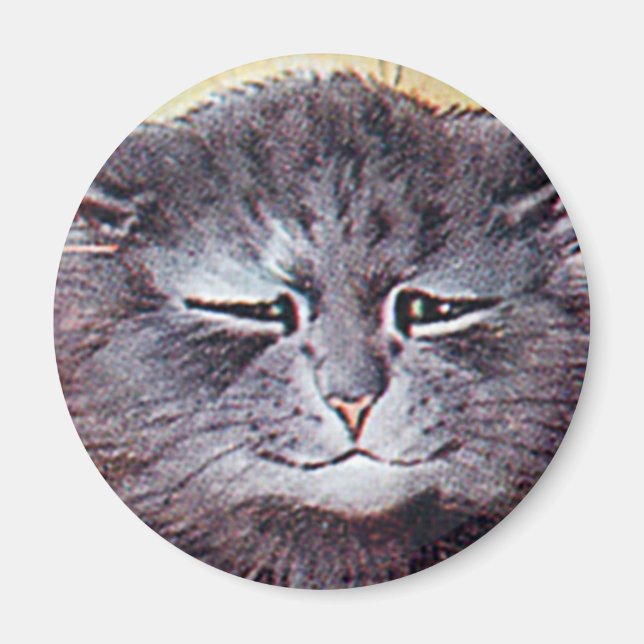 Imã Louis Wain cat Magnet (Frente)