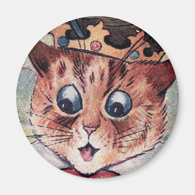 Imã Louis Wain cat Magnet (Frente)
