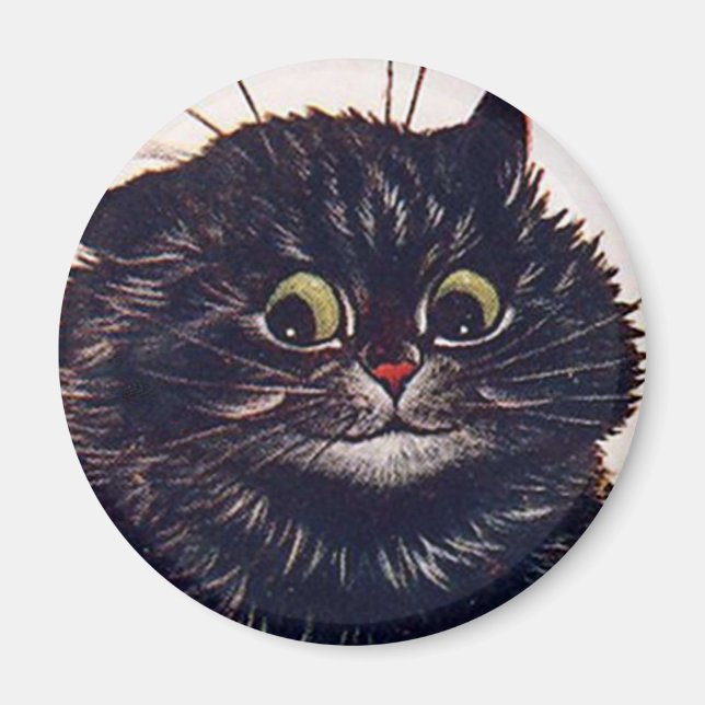 Imã Louis Wain cat Magnet (Frente)