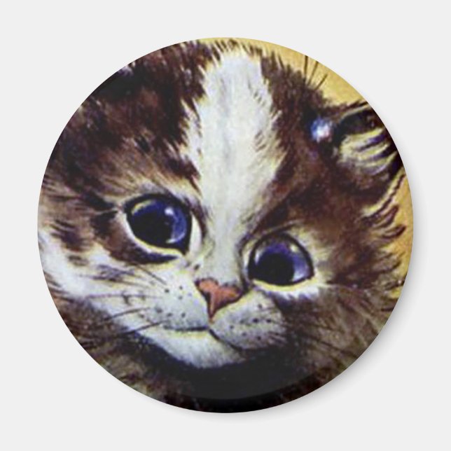 Imã Louis Wain cat Magnet (Frente)