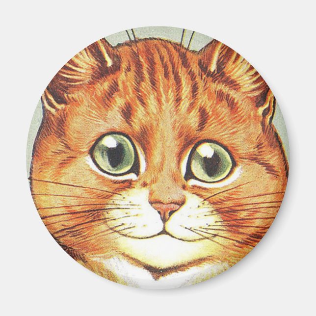 Imã Louis Wain cat Magnet (Frente)