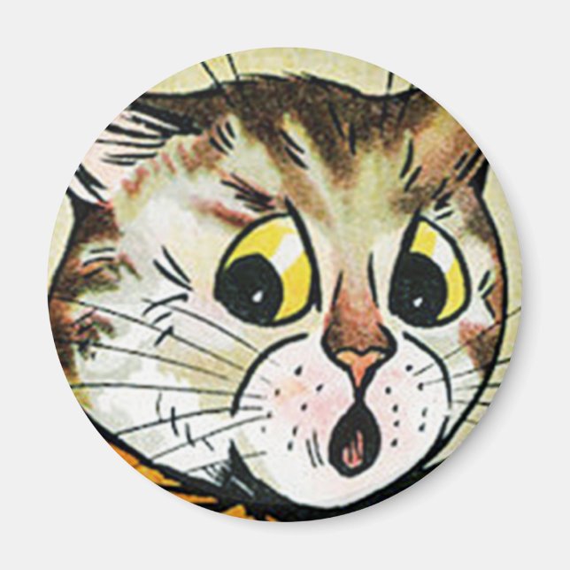 Imã Louis Wain cat Magnet (Frente)