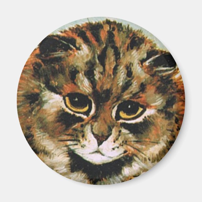Imã Louis Wain cat Magnet (Frente)