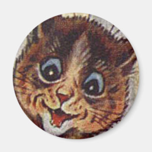 Imã Louis Wain cat Magnet