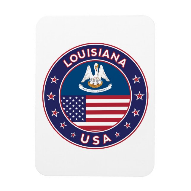 Ímã Louisiana, capa de telefone de Louisiana, adesivo, (Vertical)