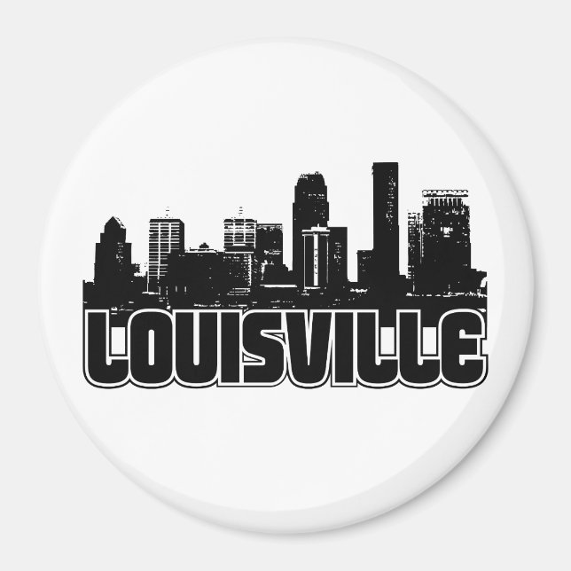 Imã Louisville Skyline (Frente)