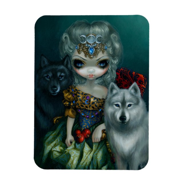 Ímã "Loup-Garou: La Grande Prêtresse" (Vertical)