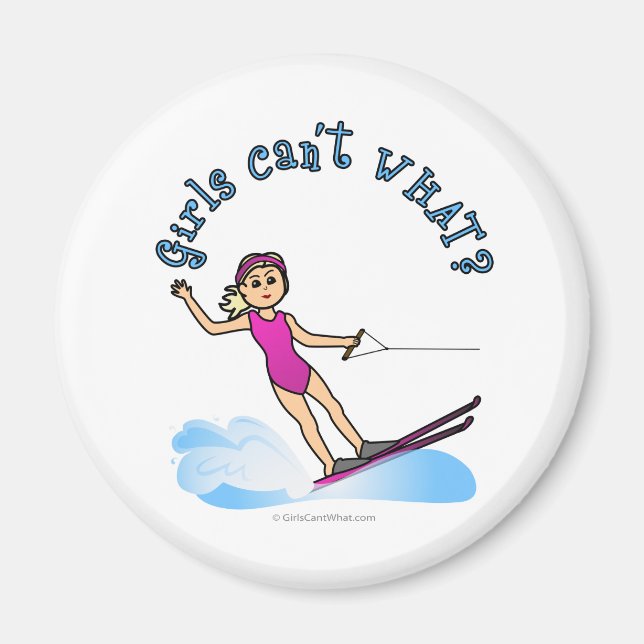 Imã Loura Female Water Skier (Frente)