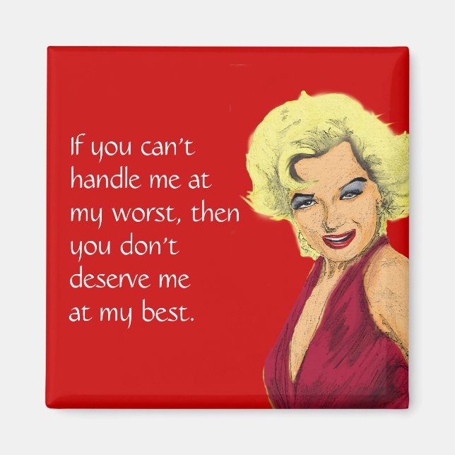 Imã Loura Glamor Girl (Frente)