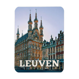 Ímã Louvain Belgique Photo Vintage
