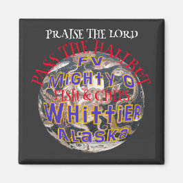 Imã Louvando o Senhor Halibut Fish & Chips FV poderoso