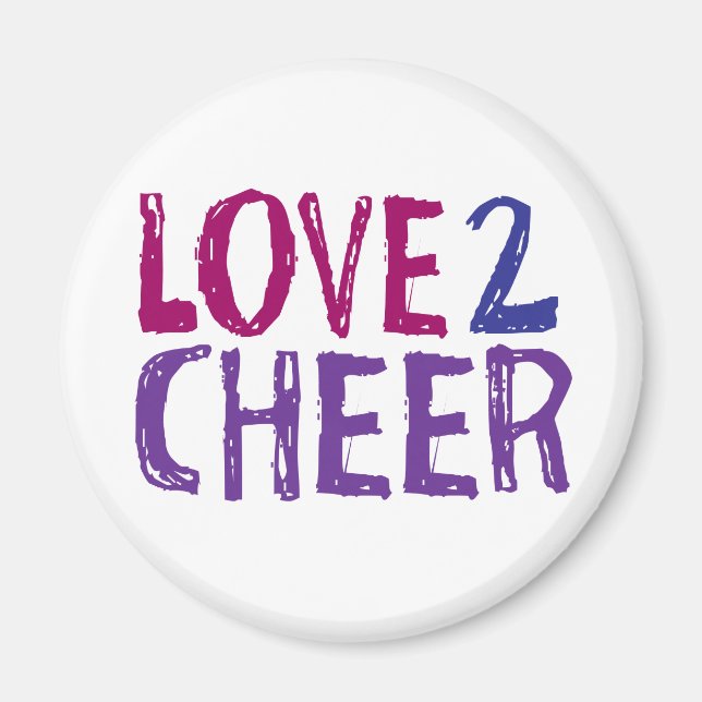 Imã Love 2 Cheer (Frente)
