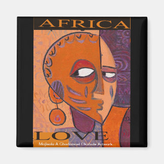 Imã Love Africa Magnet por Mojisola A Gbadamosi Okubul