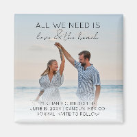 Love and The Beach Save the Date Photo