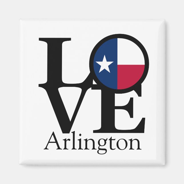 Imã LOVE Arlington Magnet (Frente)