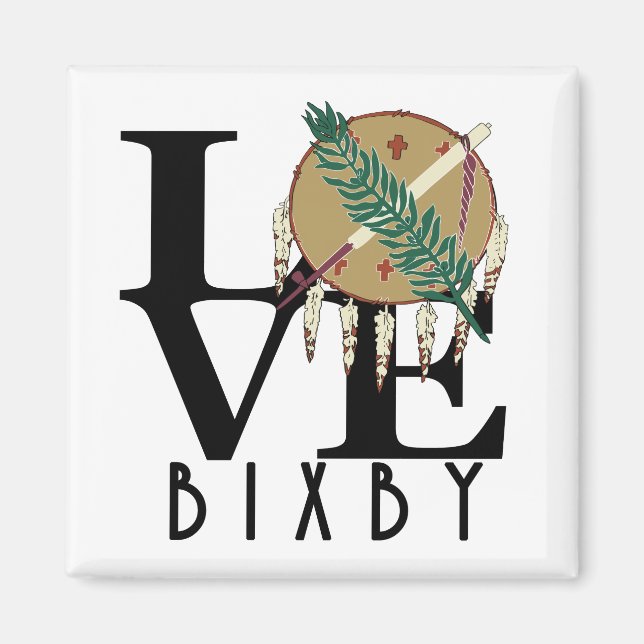 Imã LOVE Bixby Oklahoma (Frente)