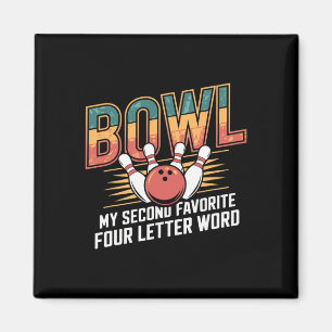 Imã Love Boliche Bowl É Meu Segundo Desenho De Palavra