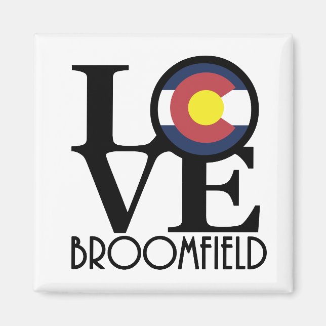 Imã LOVE Broomfield Colorado (Frente)