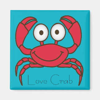 Imã Love Crab Magnet
