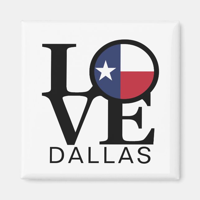 Imã LOVE Dallas (Frente)