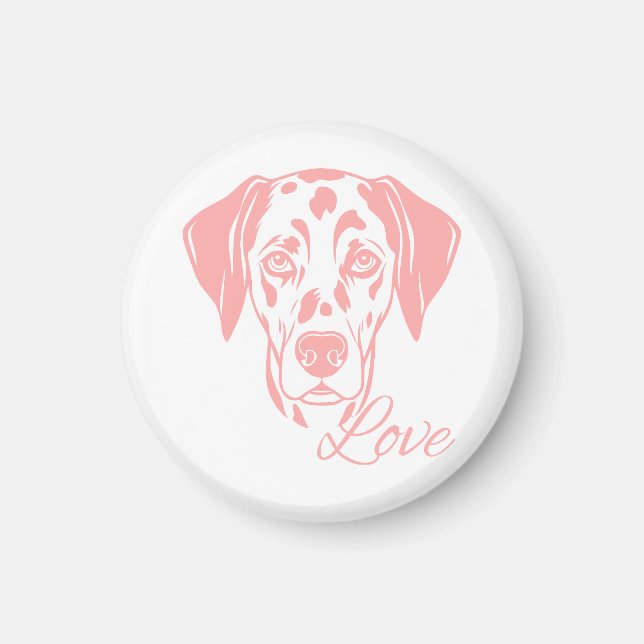 Imã Love Dalmata (Frente)