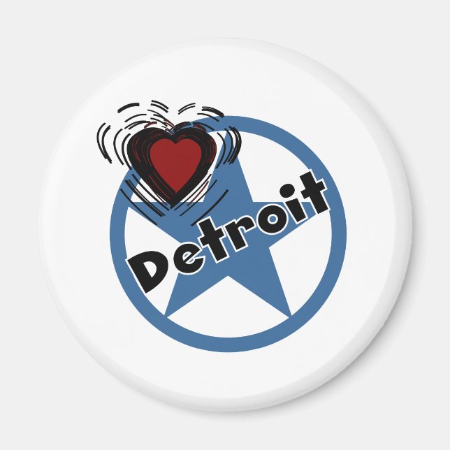 Imã Love Detroit (Frente)