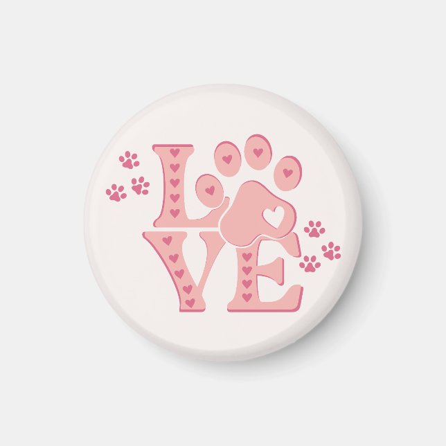 Imã LOVE Dogs (Frente)
