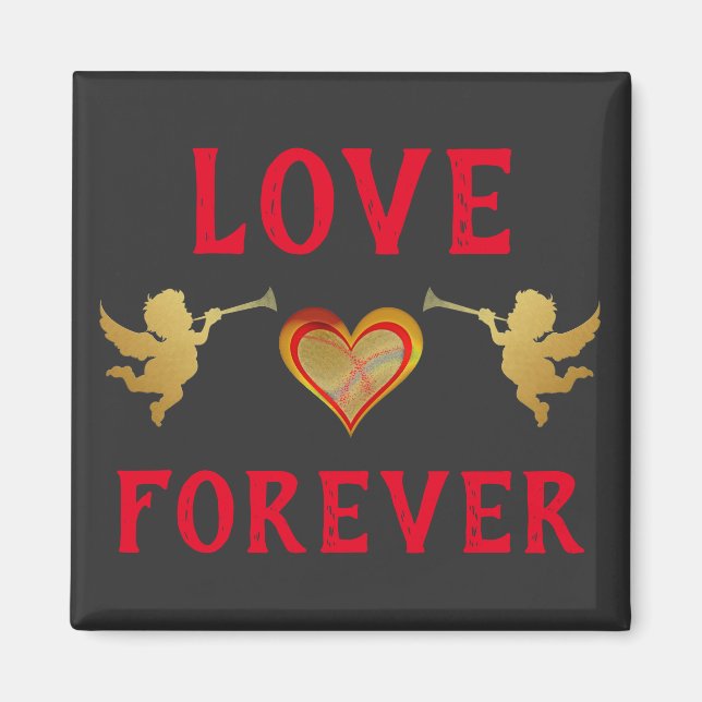 Imã Love Forever Magnet (Frente)