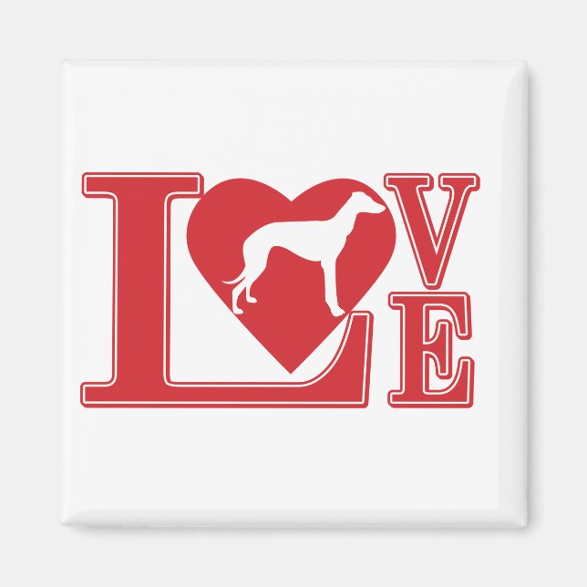 Imã LOVE-Greyhound (Frente)