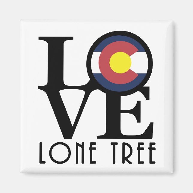 Imã LOVE Lone Tree Colorado (Frente)