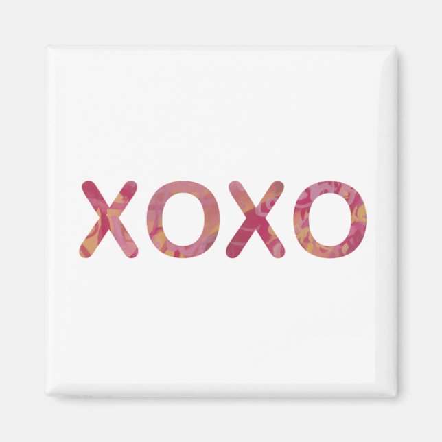 Imã Love Magnet - XOXO (Frente)