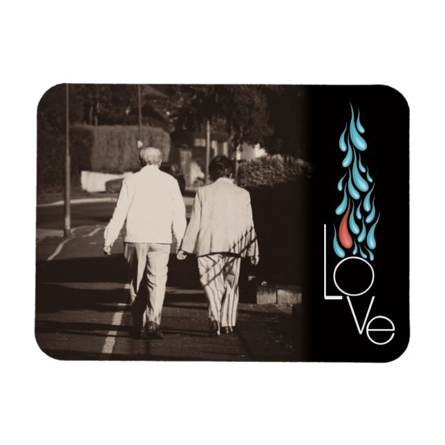 Ímã Love Memorial DIY Imprimível Fotografia Magnet Kee (Horizontal)